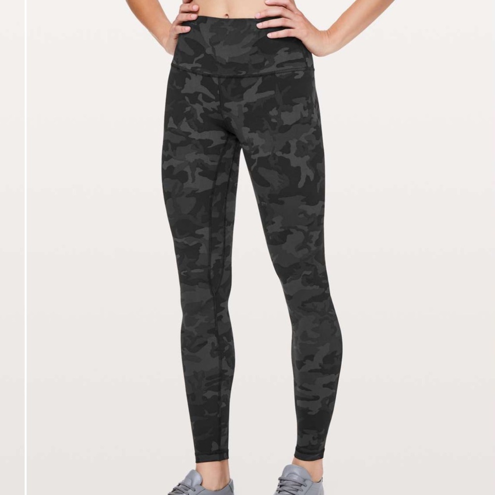 Lululemon Athletica (4) Align Pant- Full Length 28"
Incognito Camo Black/ Grey